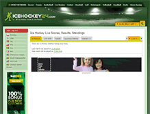 Tablet Screenshot of icehockey24.com